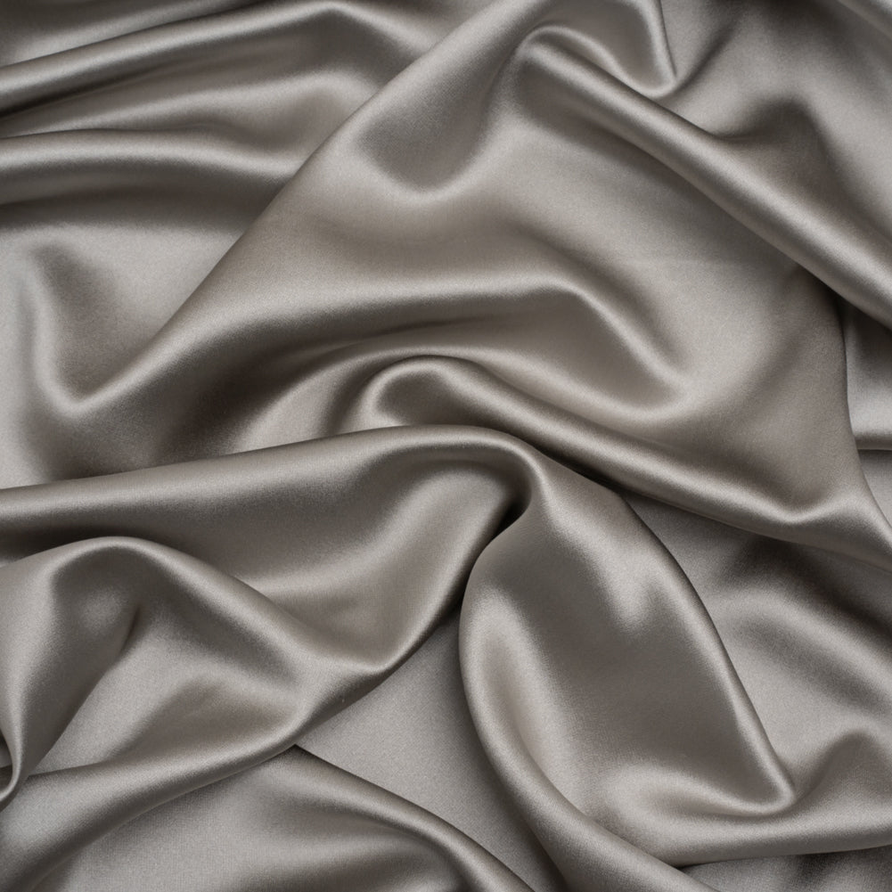 Silk Crepe Back Satin - Moonstruck - Premium Collection