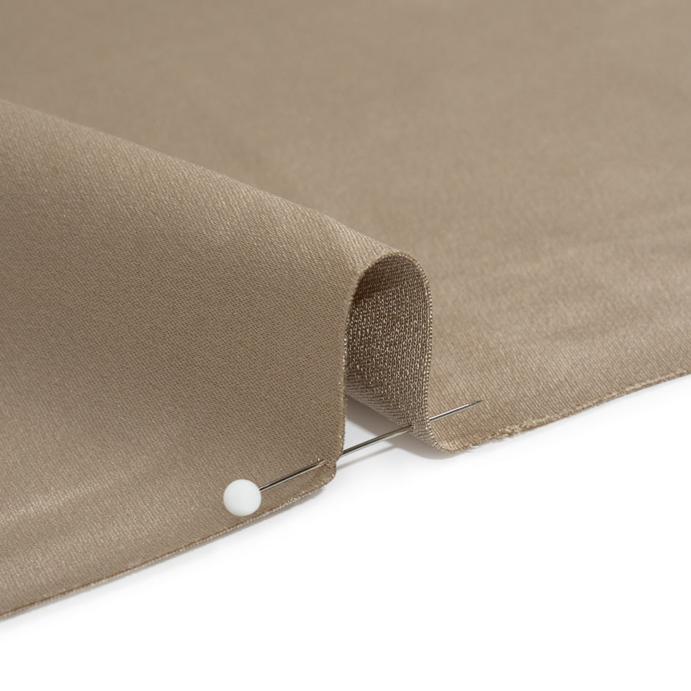 Silk Crepe Back Satin - Feather Gray - Premium Collection