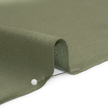 Silk Crepe Back Satin - Oil Green - Premium Collection
