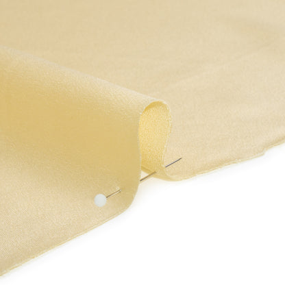 Silk Crepe Back Satin - Pale Yellow - Premium Collection