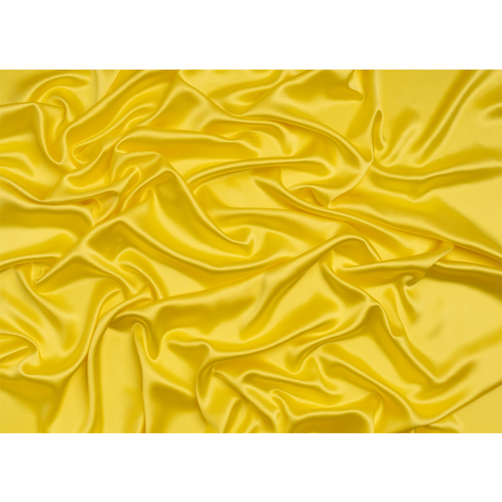 Silk Crepe Back Satin - Buttercup Yellow - Premium Collection