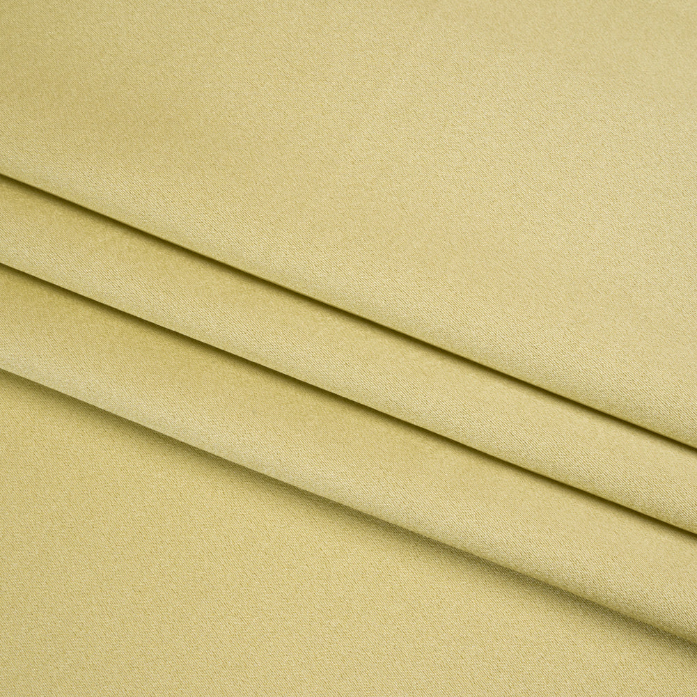 Silk Crepe Back Satin - Linden Green - Premium Collection - Folded