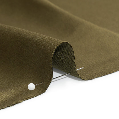 Silk Crepe Back Satin - Olive Green - Premium Collection