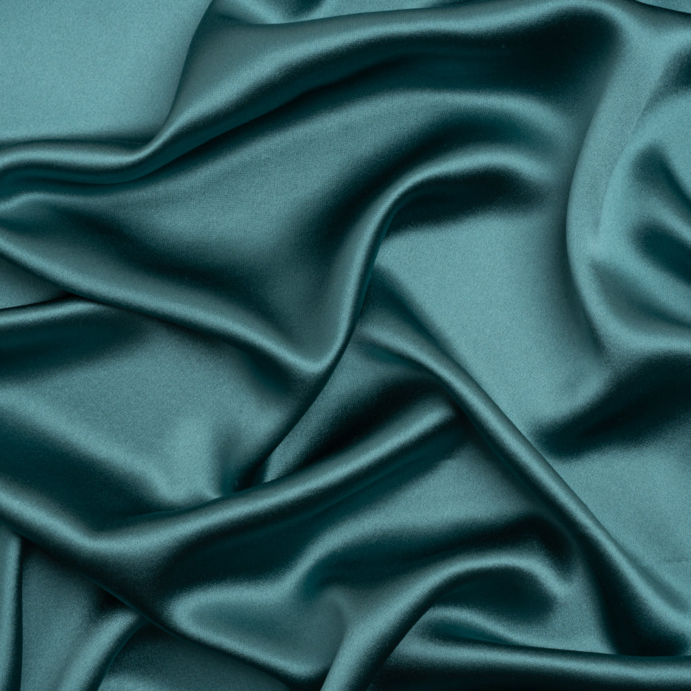 Silk Crepe Back Satin - Colonial Blue - Premium Collection