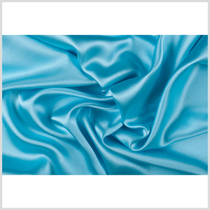 Silk Crepe Back Satin - Angel Blue - Premium Collection