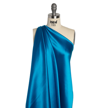 Silk Crepe Back Satin - Directoire Blue - Premium Collection