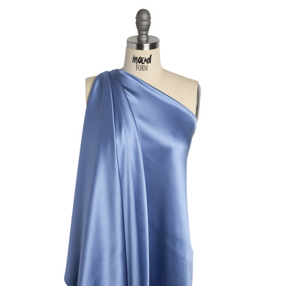 Silk Crepe Back Satin - Regatta Blue - Premium Collection