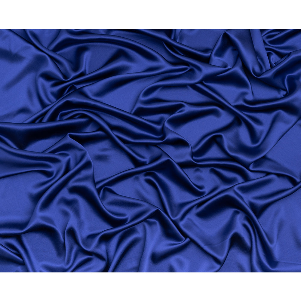 Silk Crepe Back Satin - Mazarine Blue - Premium Collection