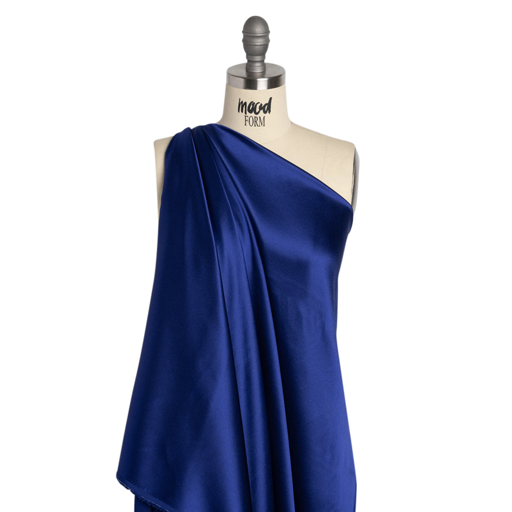 Silk Crepe Back Satin - Mazarine Blue - Premium Collection