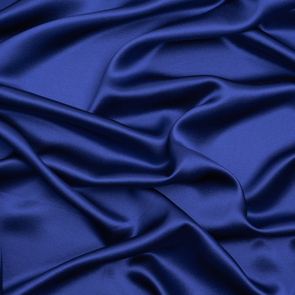 Silk Crepe Back Satin - Mazarine Blue - Premium Collection
