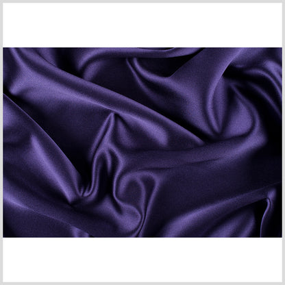 Silk Crepe Back Satin - Grape - Premium Collection