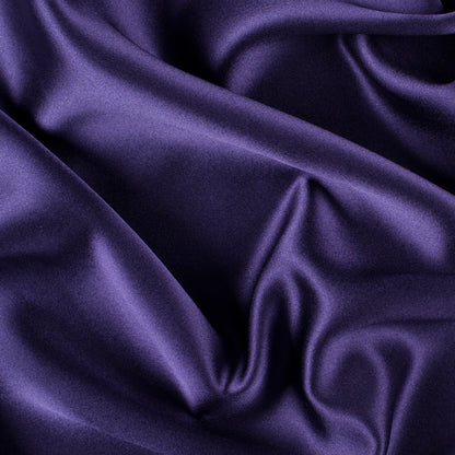 Silk Crepe Back Satin - Grape - Premium Collection