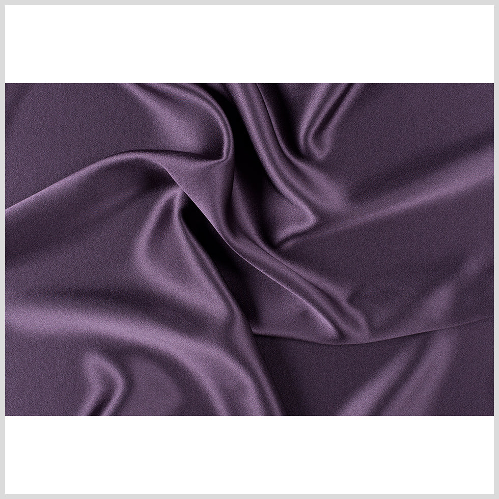 Silk Crepe Back Satin - Blackberry - Premium Collection