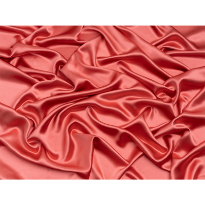 Silk Crepe Back Satin - Salmon - Premium Collection