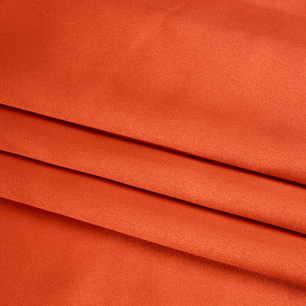 Silk Crepe Back Satin - Mandarin - Premium Collection - Folded