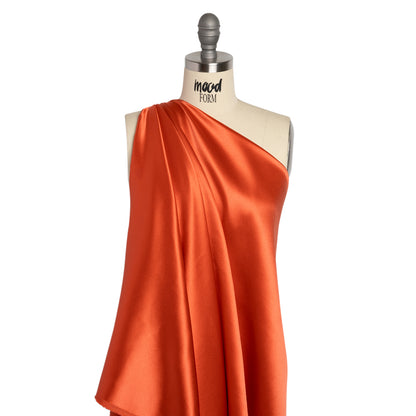 Silk Crepe Back Satin - Mandarin - Premium Collection