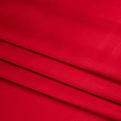 Crepé de satén con reverso de seda - Rojo - Colección Premium