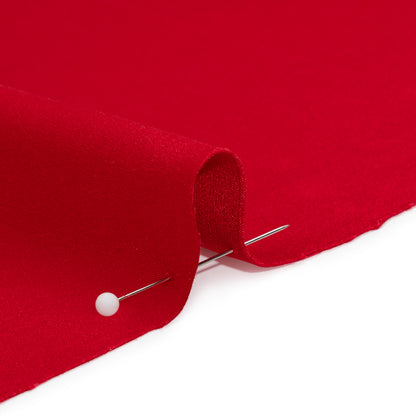 Crepé de satén con reverso de seda - Rojo - Colección Premium