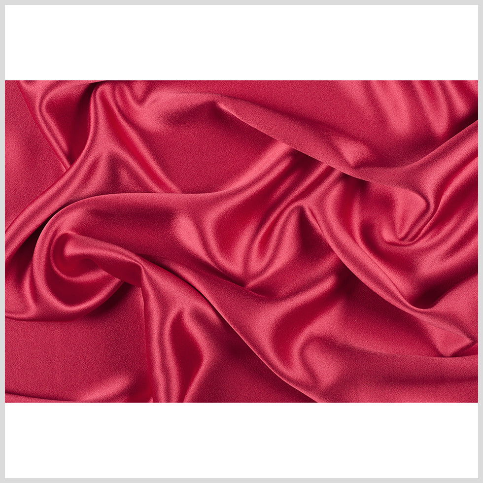 Crepé de satén con reverso de seda - Chili Pepper - Colección Premium