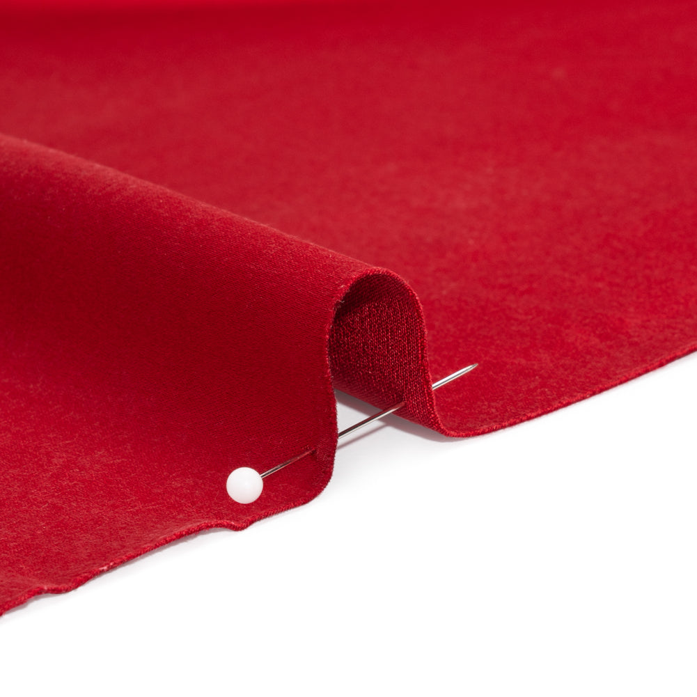 Crepé de satén con reverso de seda - Rojo tango - Colección Premium