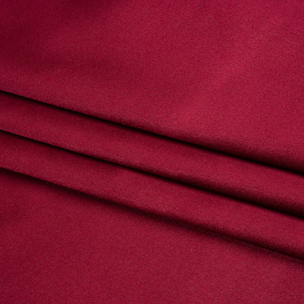 Silk Crepe Back Satin - Wine - Premium Collection