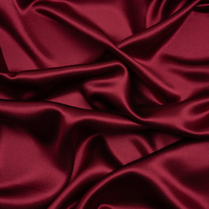 Silk Crepe Back Satin - Wine - Premium Collection