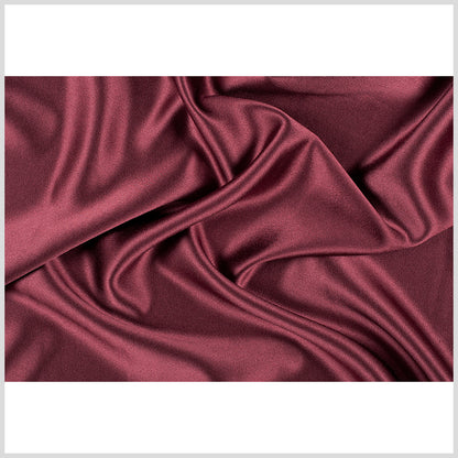 Silk Crepe Back Satin - Port - Premium Collection