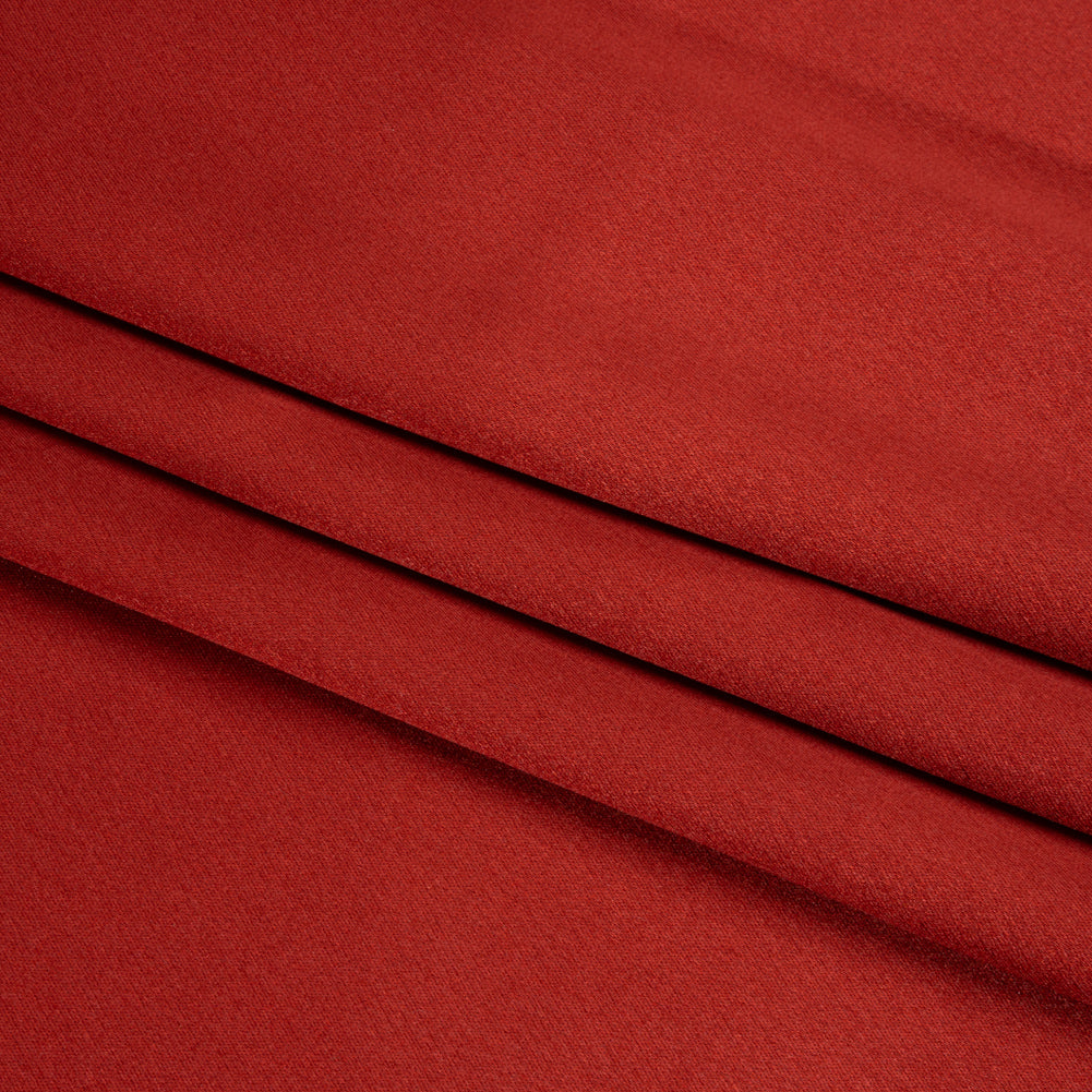 Silk Crepe Back Satin - Rust - Premium Collection - Folded