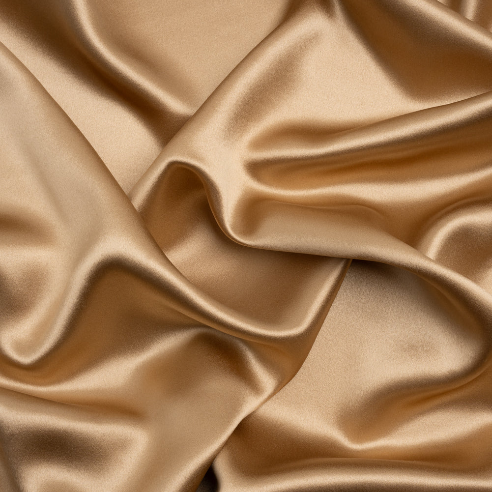 Silk Crepe Back Satin - Toasted - Premium Collection