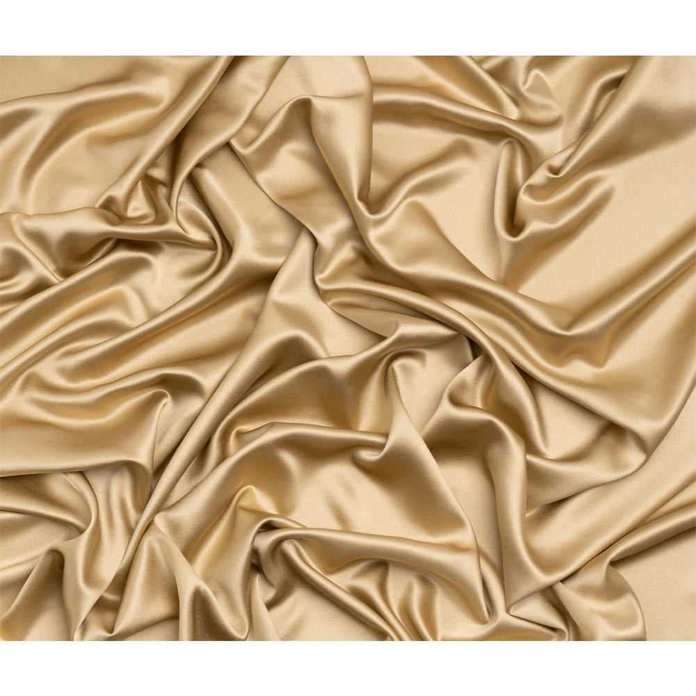 Silk Crepe Back Satin - Latte - Premium Collection