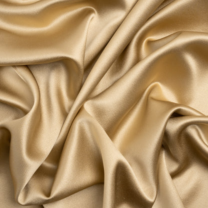 Silk Crepe Back Satin - Latte - Premium Collection