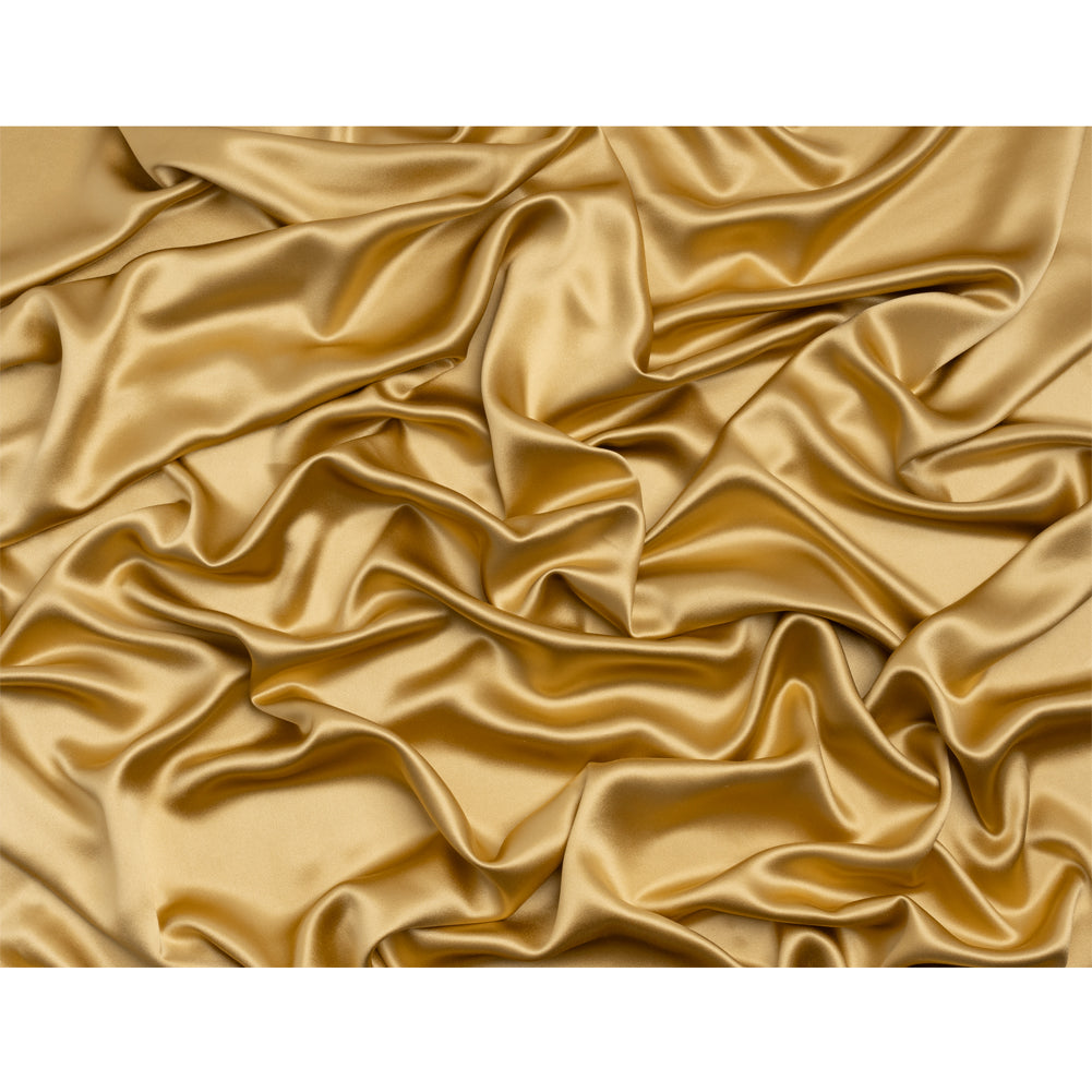 Silk Crepe Back Satin - Gold - Premium Collection