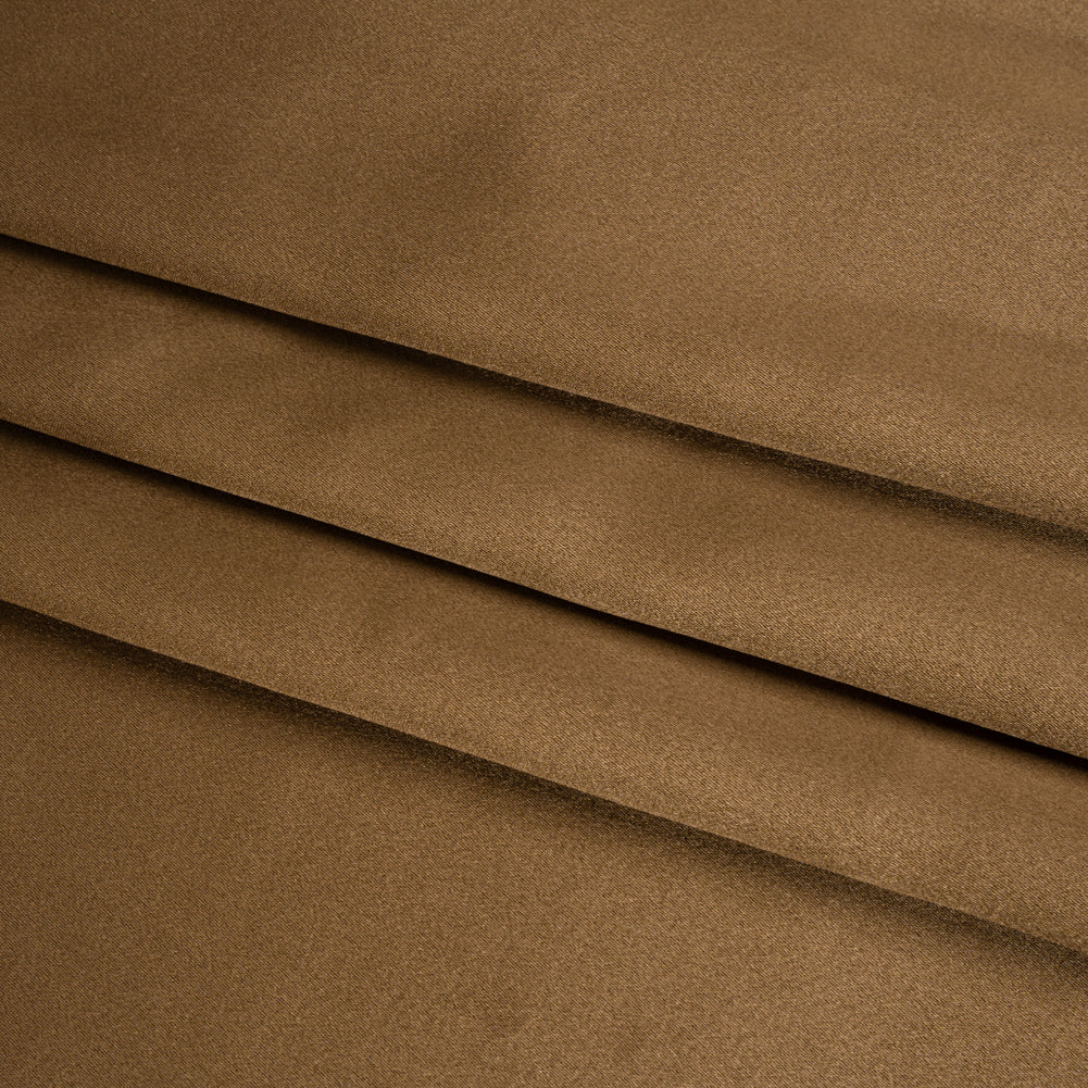 Silk Crepe Back Satin - Dark Olive - Premium Collection - Folded