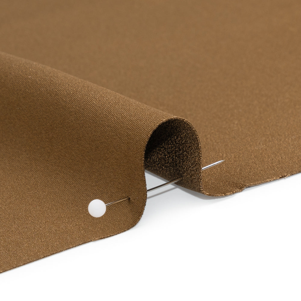 Silk Crepe Back Satin - Dark Olive - Premium Collection - Detail