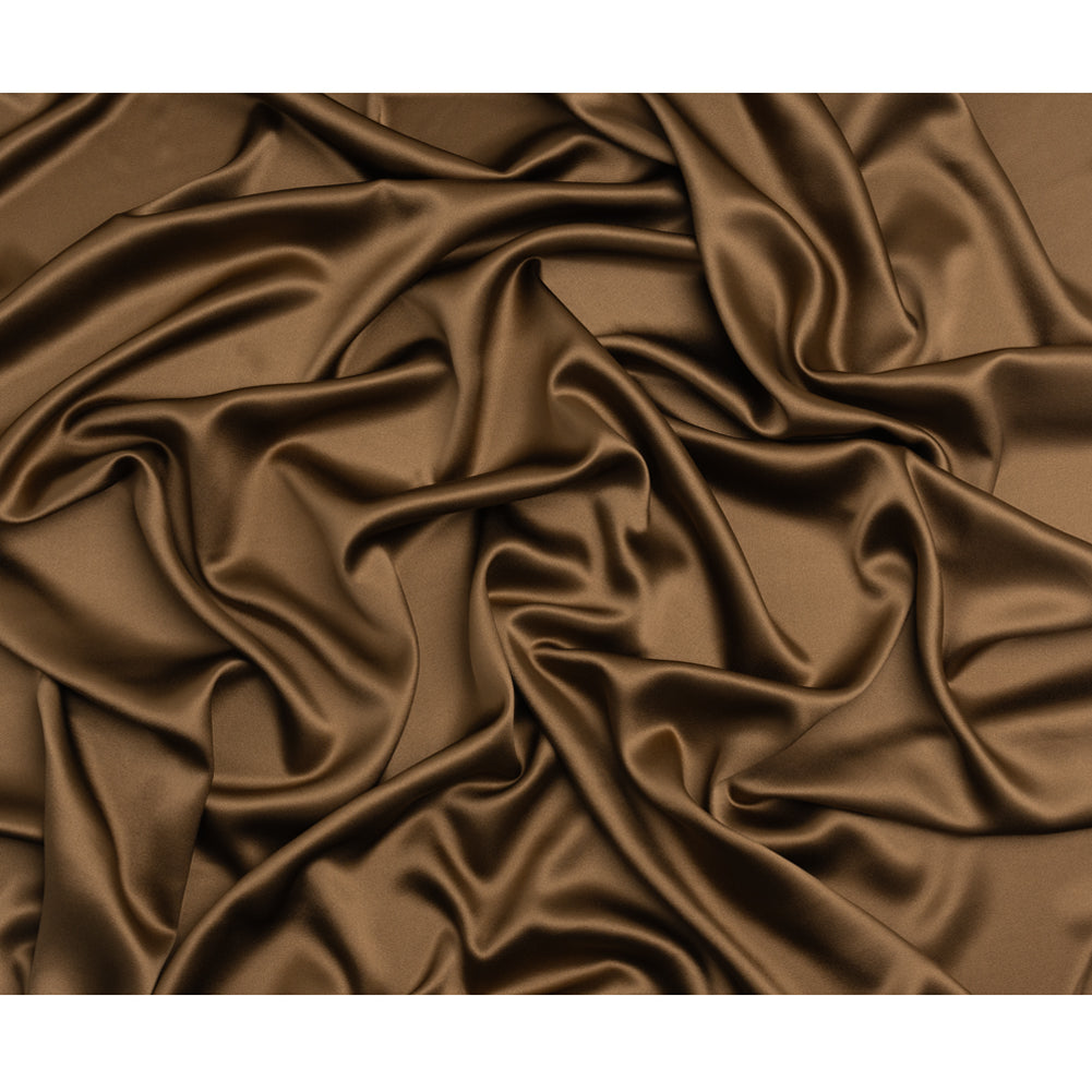 Silk Crepe Back Satin - Dark Olive - Premium Collection - Full