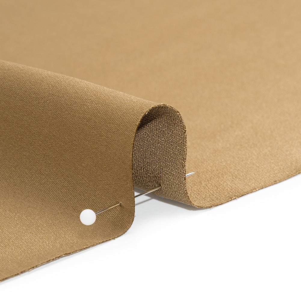 Crepé de satén con reverso de seda - Alcaparras - Colección Premium