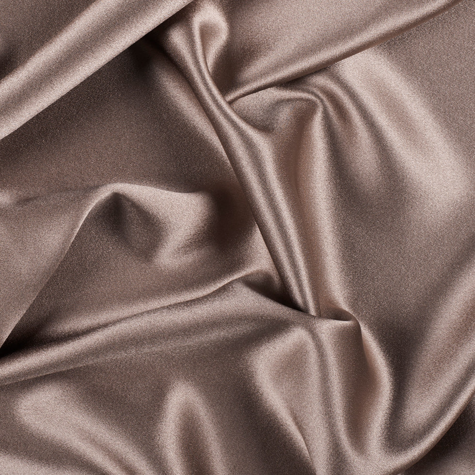 Silk Crepe Back Satin - Cappuccino - Premium Collection