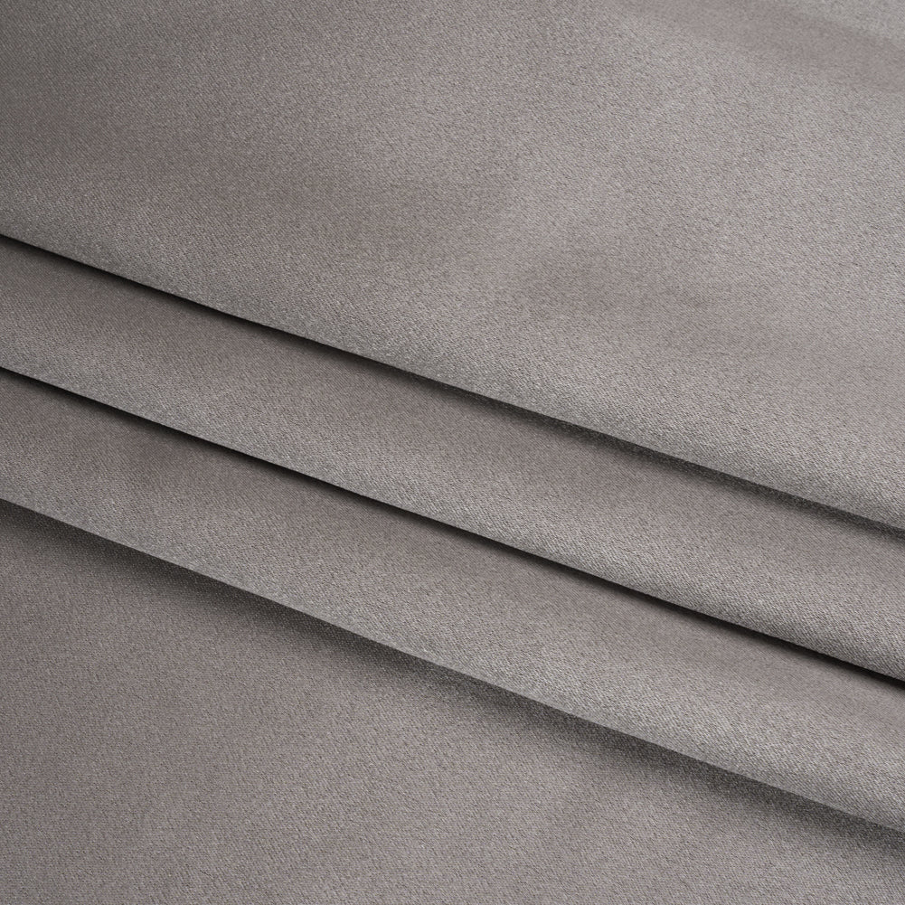 Silk Crepe Back Satin - Silver - Premium Collection