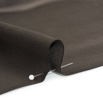 Silk Crepe Back Satin - Deep Charcoal - Premium Collection