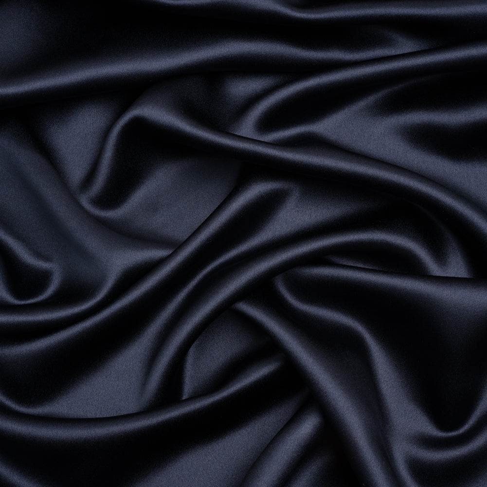 Silk Crepe Back Satin - Navy - Premium Collection