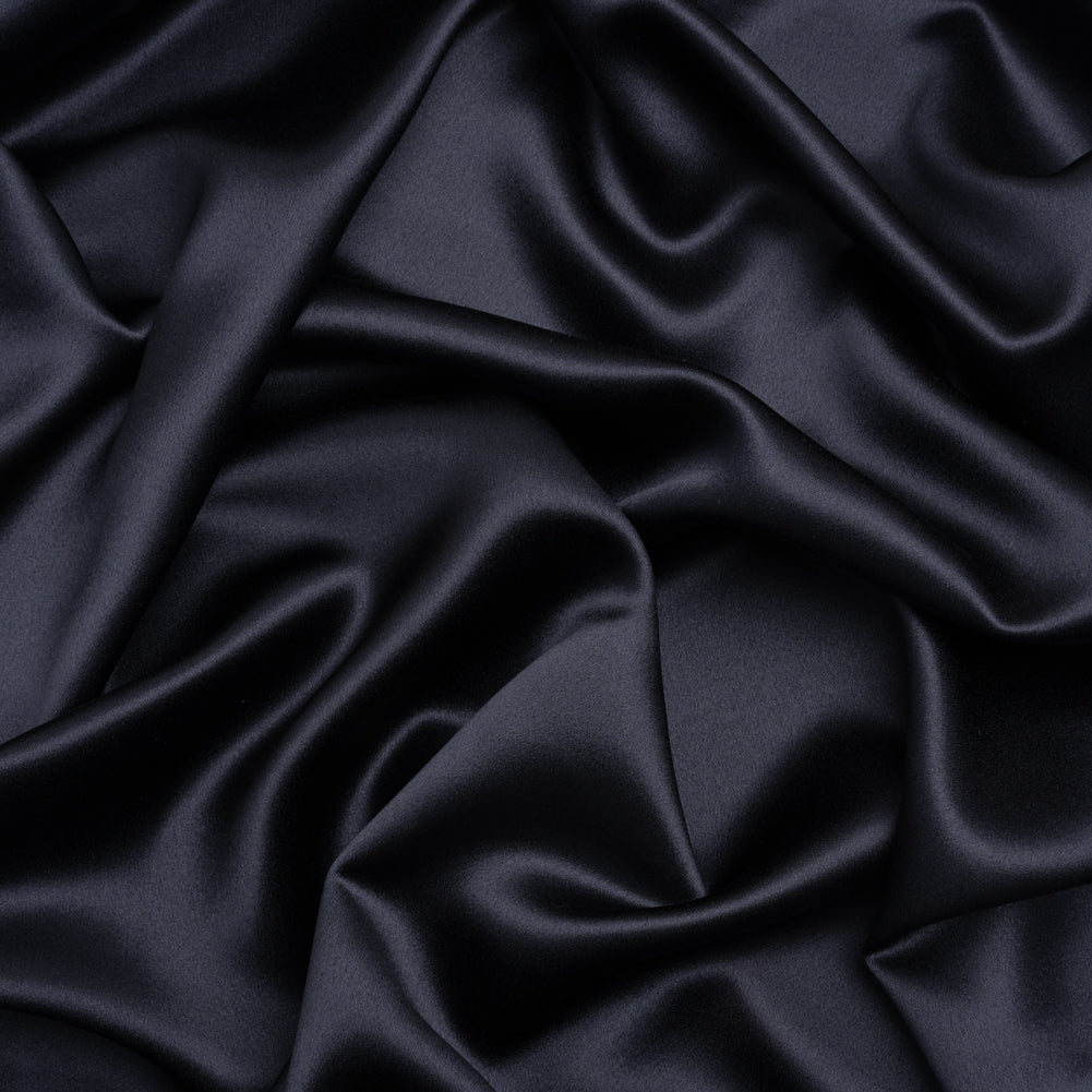 Silk Crepe Back Satin - Midnight - Premium Collection