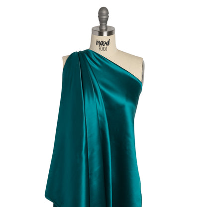 Silk Crepe Back Satin - Deep Teal - Premium Collection