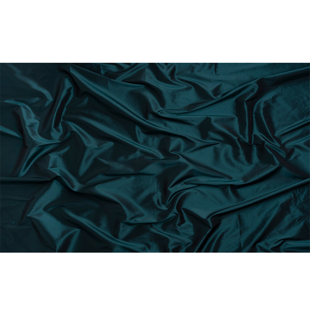 Silk Taffeta - Midnight Jade - Premium Collection