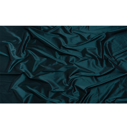 Silk Taffeta - Midnight Jade - Premium Collection