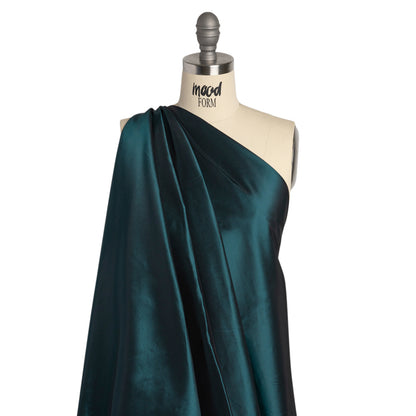 Silk Taffeta - Midnight Jade - Premium Collection