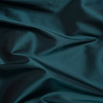 Silk Taffeta - Midnight Jade - Premium Collection