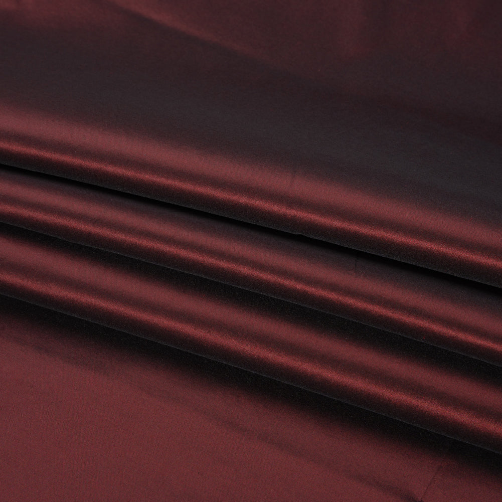 Silk Taffeta - Maroon - Premium Collection
