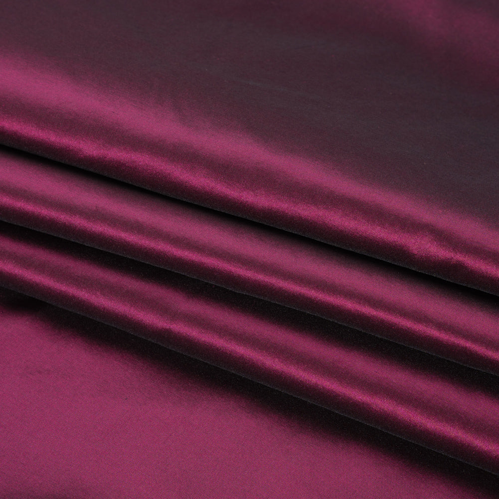 Silk Taffeta - Burgundy - Premium Collection Folded