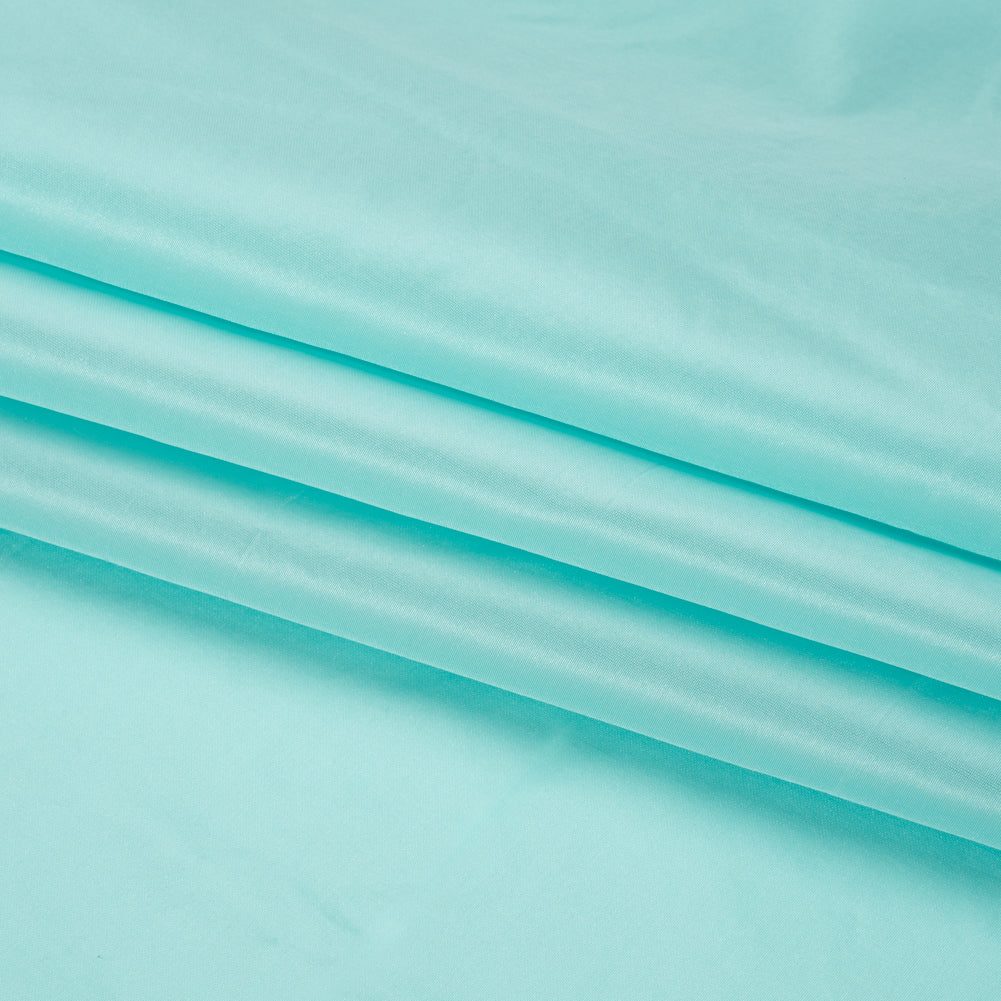 Silk Taffeta - Aqua - Premium Collection - Folded