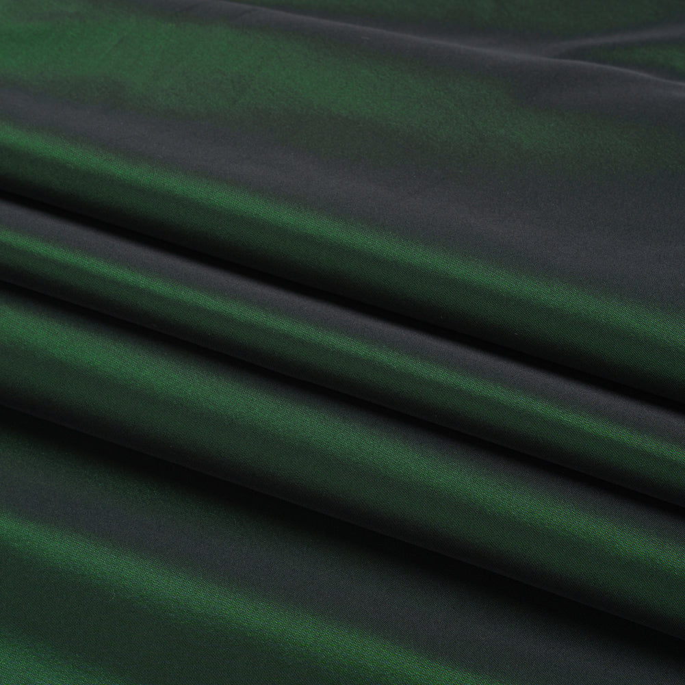 Polyester Taffeta Made in Italy - Emerald - Premium Collection - Folded